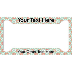 Monogram License Plate Frame - Style A