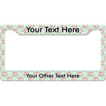 Monogram License Plate Frame - Style B