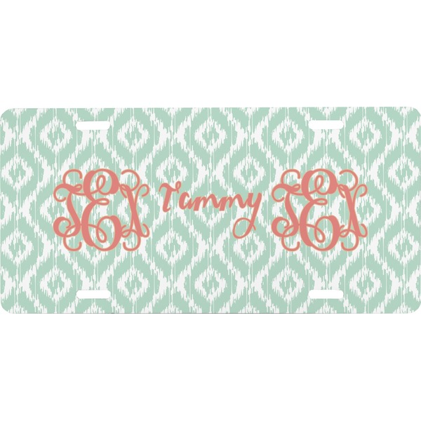 Custom Monogram Front License Plate