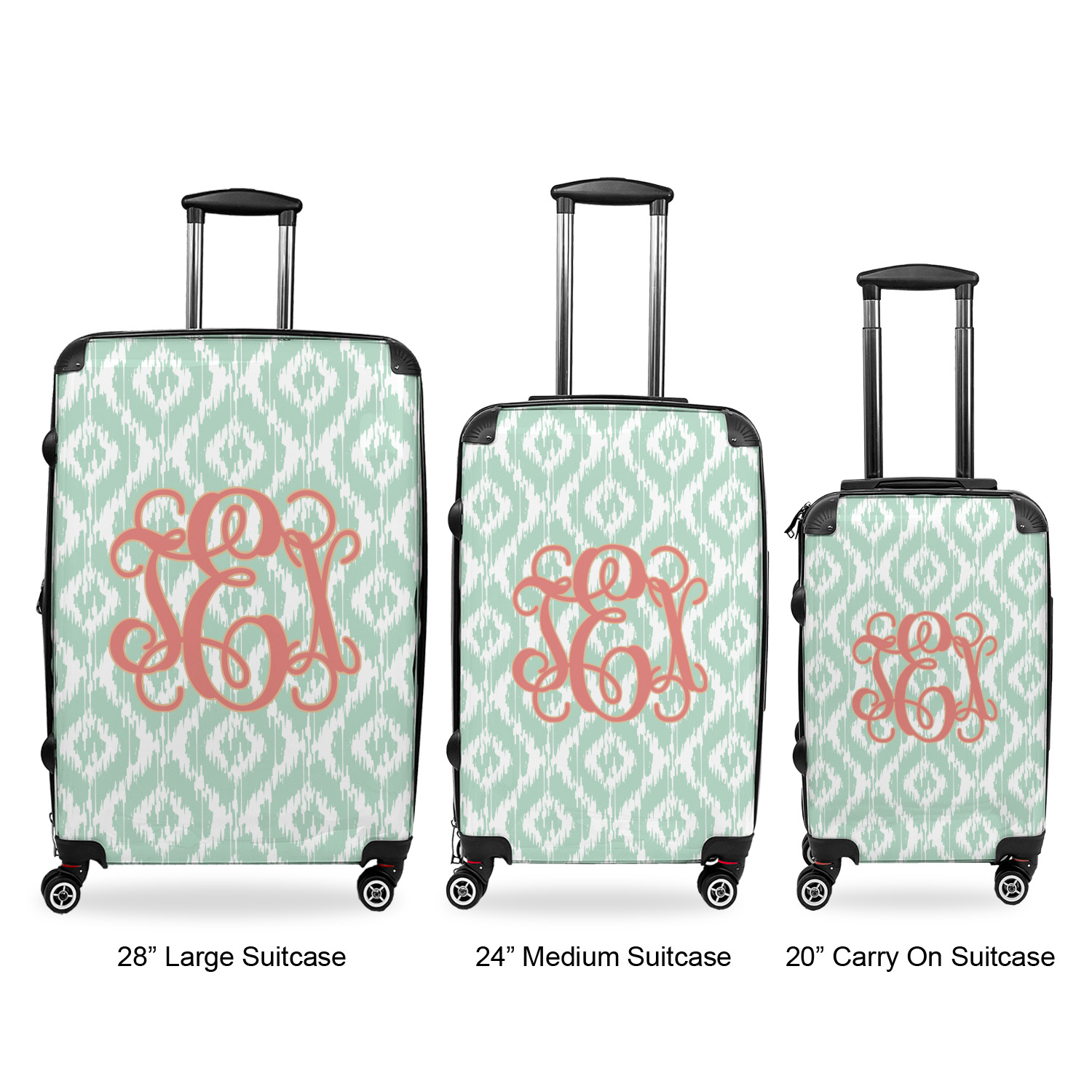 monogrammed luggage sets