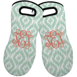 Monogram Neoprene Oven Mitts - Set of 2