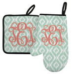 Monogram Left Oven Mitt & Pot Holder Set