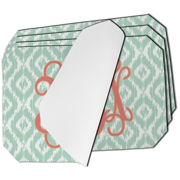 Custom Monogram Dining Table Mat - Octagon - Set of 4 - Single-Sided