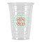 Monogram Party Cups - 16oz - Front/Main