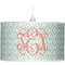 Monogram Pendant Lamp Shade