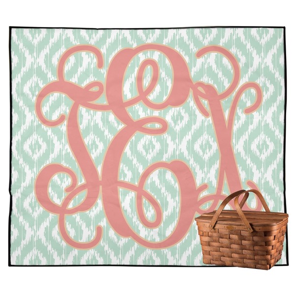 Custom Monogram Outdoor Picnic Blanket