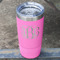 Monogram Pink Polar Camel Tumbler - 20oz - Angled