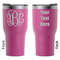 Monogram RTIC Tumbler - Magenta - Double Sided - Front & Back