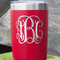 Monogram Red Polar Camel Tumbler - 20oz - Close Up