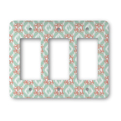 Monogram Rocker Style Light Switch Cover - Three Switch