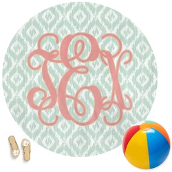 Monogram Round Beach Towel