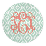 Monogram Round Indoor Area Rug - 5' - 60"