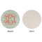 Monogram Round Linen Placemats - APPROVAL (single sided)