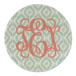 Monogram Round Linen Placemat - Single-Sided - Single