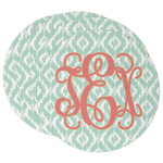 Monogram Round Paper Coasters