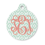 Monogram Round Pet ID Tag - Small