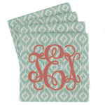 Monogram Absorbent Stone Coasters - Set of 4