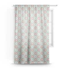Monogram Sheer Curtain - 50" x 84"