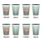 Monogram Shot Glassess - Two Tone - Set of 4 - APPROVAL