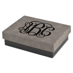 Monogram Gift Box w/ Engraved Leather Lid - Small