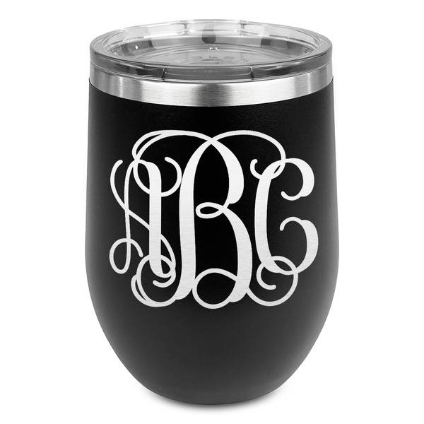 Custom Monogram Stemless Stainless Steel Wine Tumbler