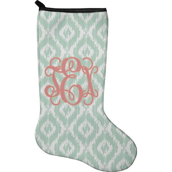 Custom Monogram Holiday Stocking - Single-Sided - Neoprene