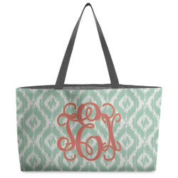 Monogram Beach Totes Bag - w/ Black Handles