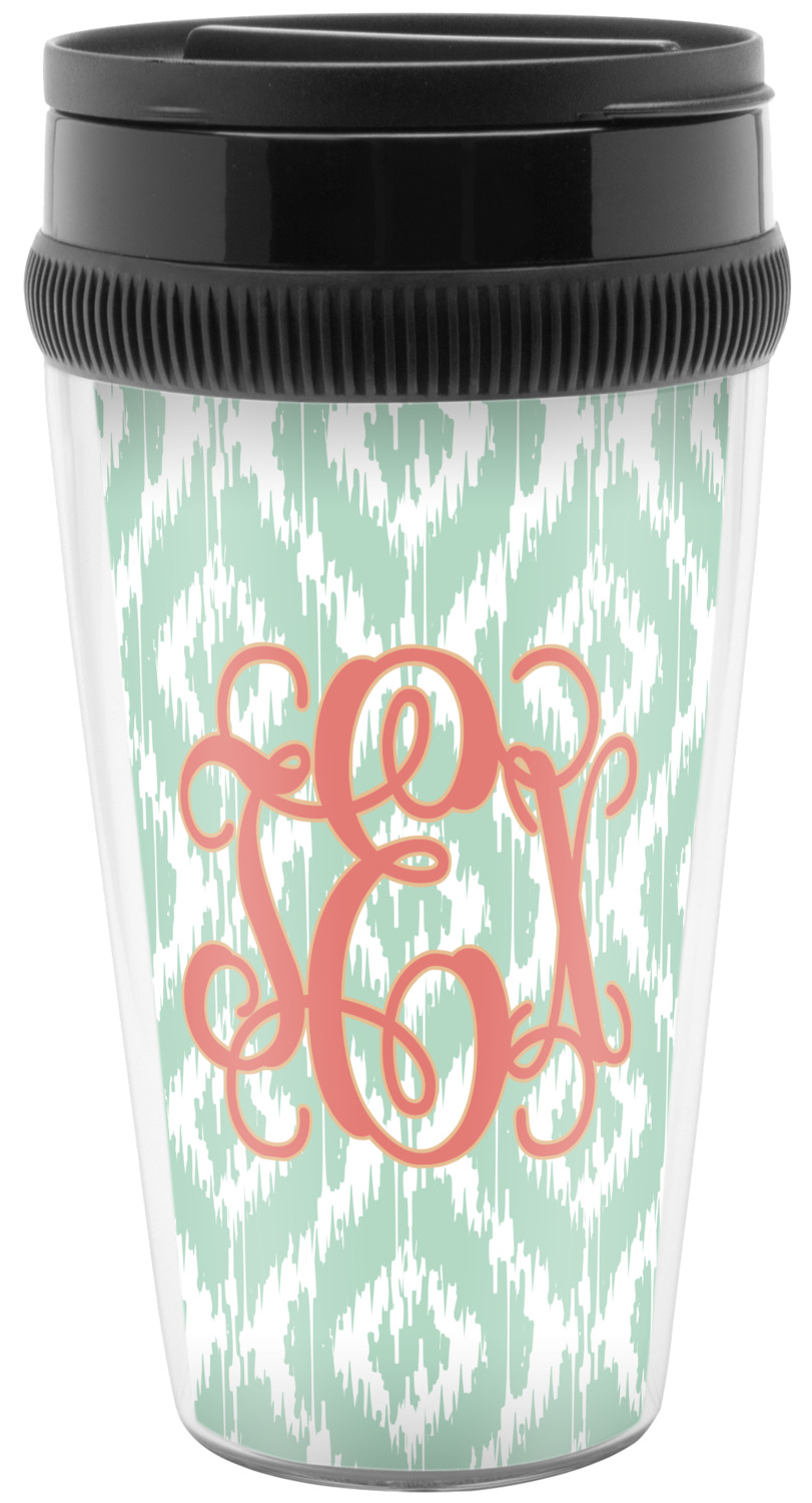 Monogram Acrylic Travel Mugs Personalized Youcustomizeit