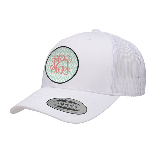 Custom Monogram Trucker Hat - White