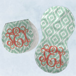 Monogram Burp Pads - Velour - Set of 2