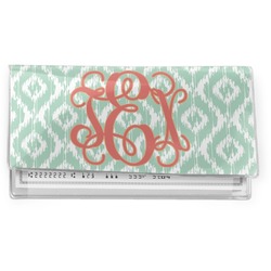 Monogram Vinyl Checkbook Cover