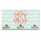 Monogram Wall Mounted Coat Hanger - Front View