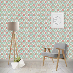 Monogram Wallpaper & Surface Covering - Water Activated - Removable