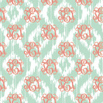 Monogram Wallpaper & Surface Covering - Peel & Stick - 24" x 24" Sample