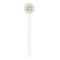 Monogram White Plastic 5.5" Stir Stick - Round - Single Stick