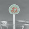 Monogram White Plastic 7" Stir Stick - Round - Main