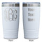 Monogram White Polar Camel Tumbler - 20oz - Double Sided - Approval