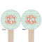 Monogram Wooden 6" Food Pick - Round - Double Sided - Front & Back