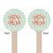 Monogram Wooden 6" Stir Stick - Round - Double Sided - Front & Back