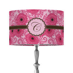 Gerbera Daisy 12" Drum Lamp Shade - Fabric (Personalized)