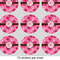 Gerbera Daisy 2" Multipurpose Round Labels - Sheet