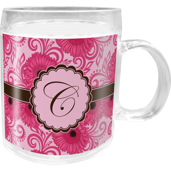 Custom Gerbera Daisy Acrylic Kids Mug (Personalized)