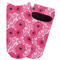 Gerbera Daisy Adult Ankle Socks - Single Pair - Front and Back