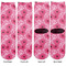 Gerbera Daisy Adult Crew Socks - Double Pair - Front and Back - Apvl