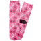 Gerbera Daisy Adult Crew Socks - Single Pair - Front and Back