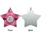 Gerbera Daisy Ceramic Flat Ornament - Star Front & Back (APPROVAL)