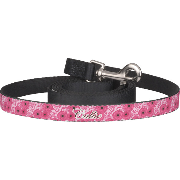 Custom Gerbera Daisy Dog Leash (Personalized)