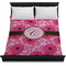 Gerbera Daisy Duvet Cover - Queen - On Bed - No Prop