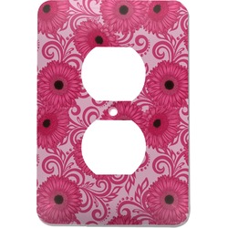 Gerbera Daisy Electric Outlet Plate