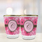 Gerbera Daisy Glass Shot Glass - with gold rim - LIFESTYLE